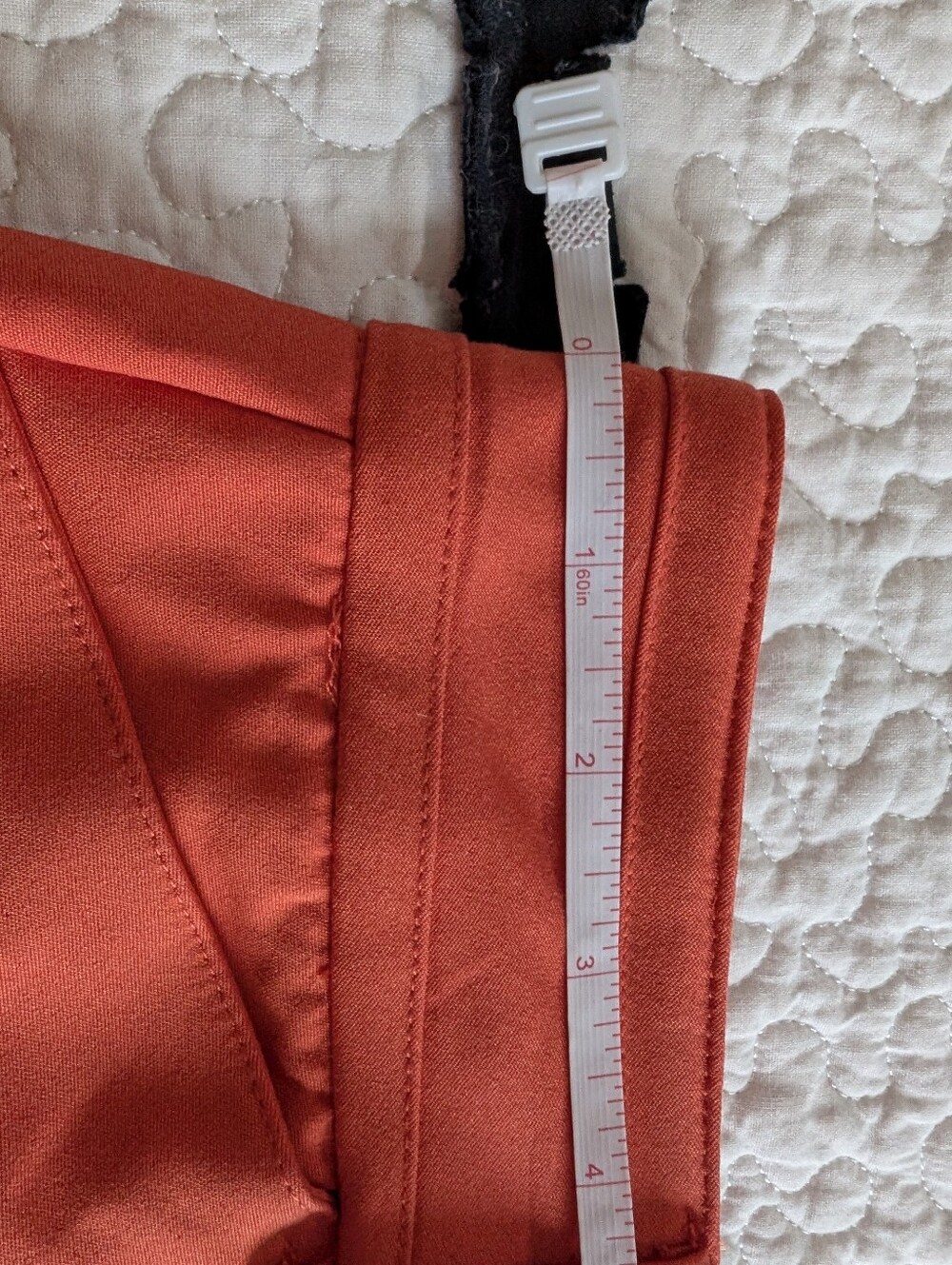 New York & Company Bright Orange Straight Leg Pants - Picture 4 of 6